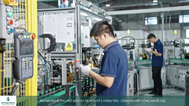 Khu công nghiệp Số 1 Hưng Yên: Tổng quan, Tiến độ & Hạ tầng (Cập nhật 2025) 9 Ngành nghề thu hút đầu tư tại KCN Số 1 Hưng Yên - công nghiệp công nghệ cao