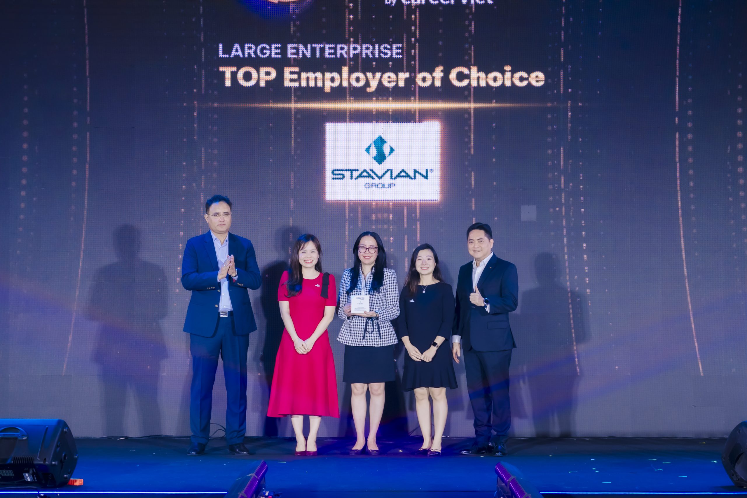 Stavian Group ranked Top 1 Employer of Choice voted by Candidates in the Industry – Large Enterprises Category, organized by CareerViet