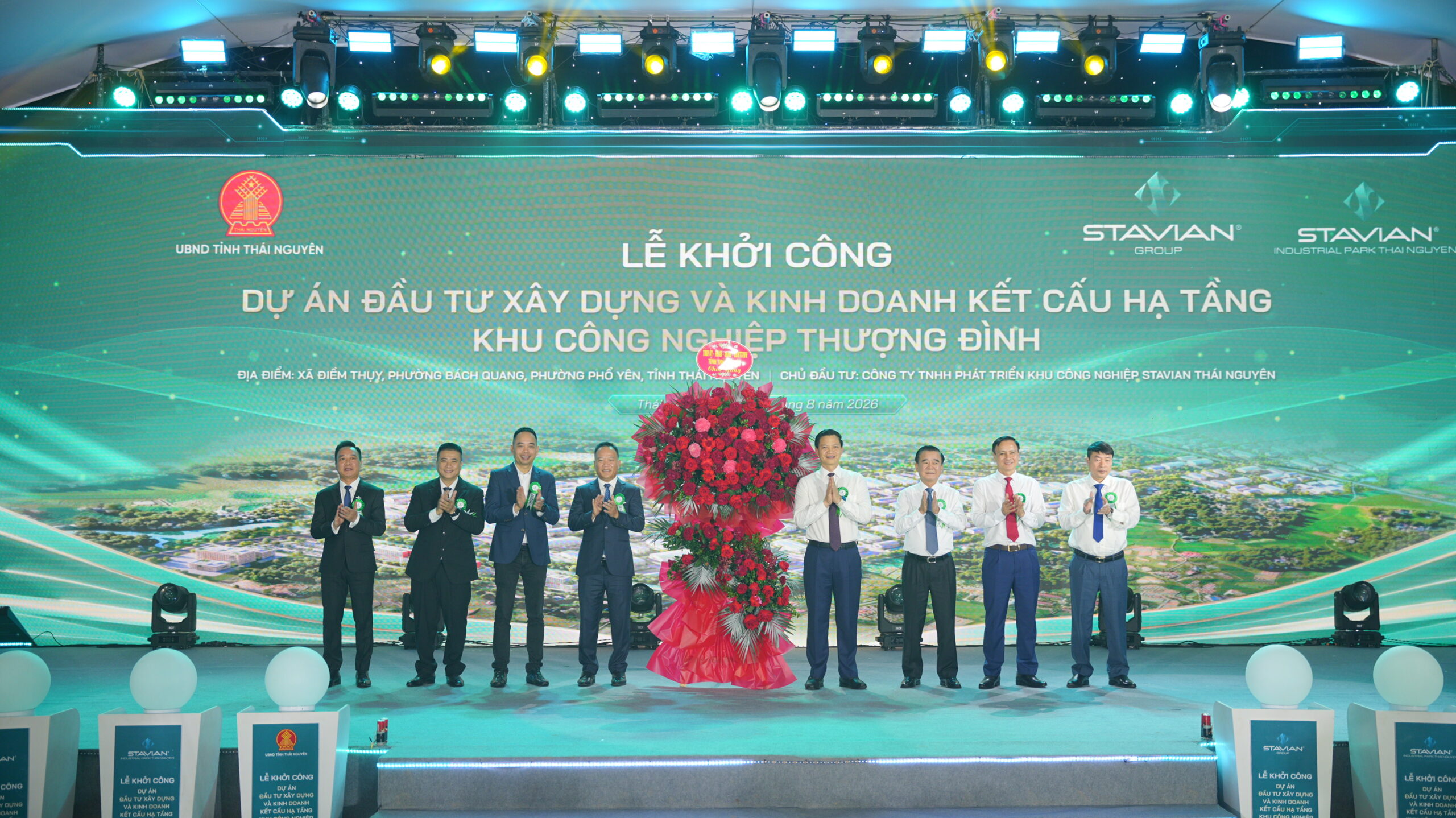 STAVIAN INDUSTRIAL PARK KHỞI CÔNG DỰ ÁN ĐẦU TƯ XÂY DỰNG VÀ KINH DOANH KẾT CẤU HẠ TẦNG KHU CÔNG NGHIỆP THƯỢNG ĐÌNH, TỈNH THÁI NGUYÊN